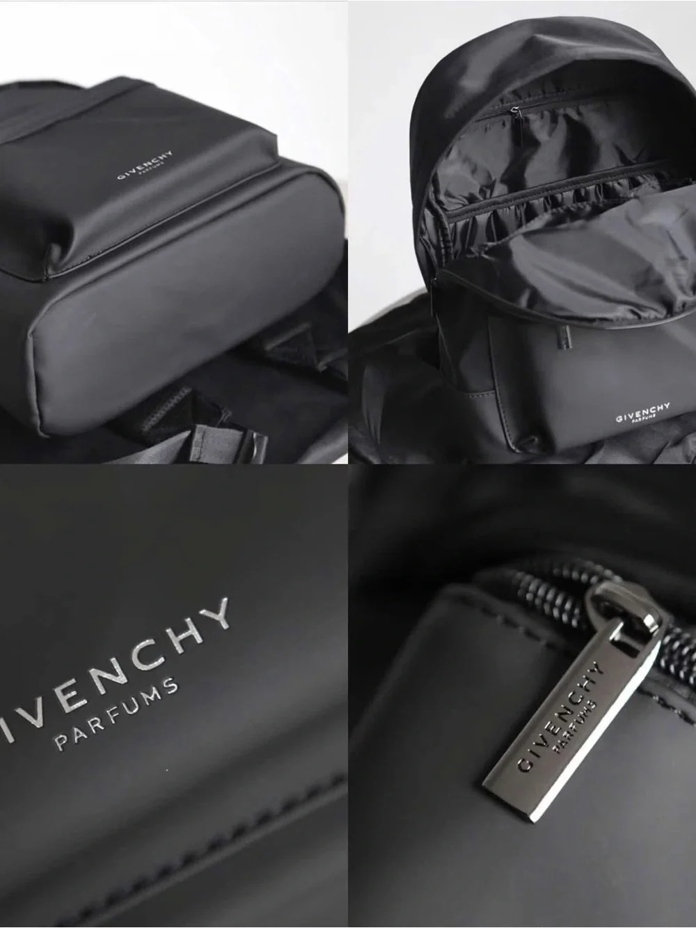 Givenchy Black Nylon Parfums Backpack